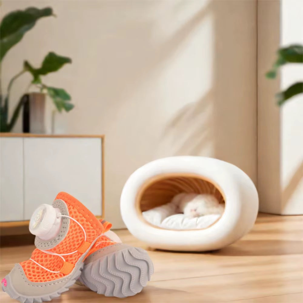 Dog Mesh Shoes 4-Pack